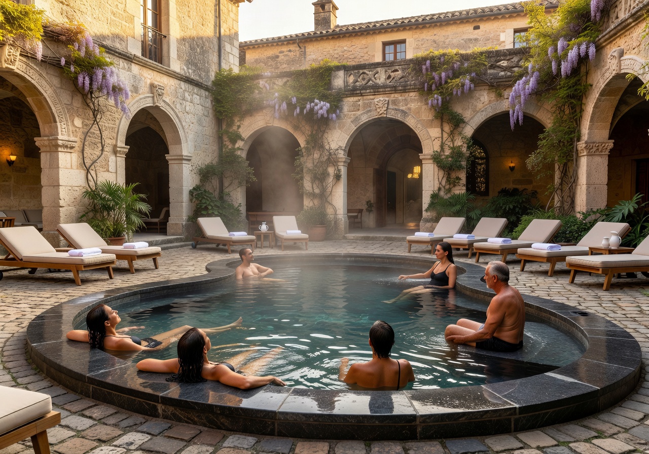 hydrotherapy spa luxury europe wellness pool