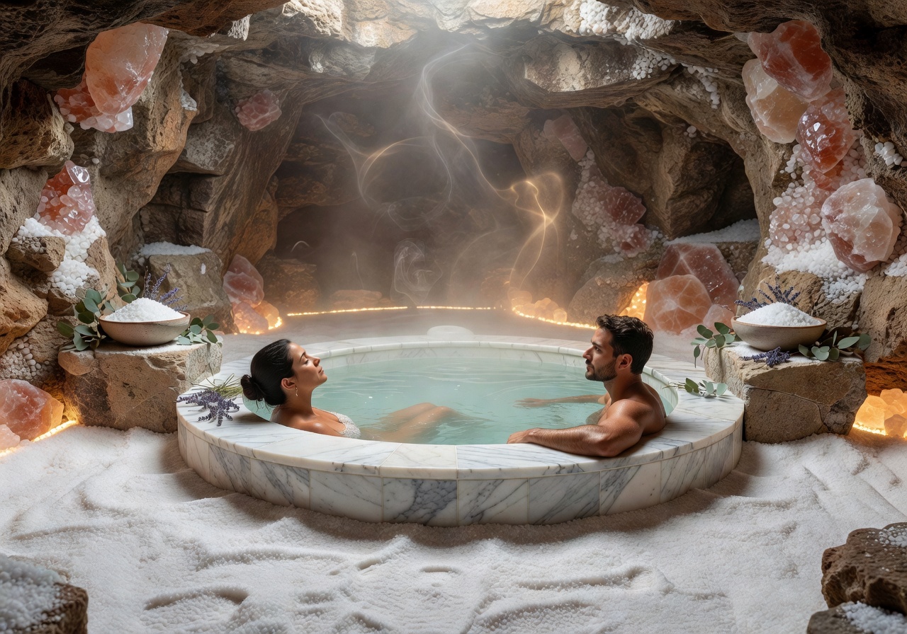 mediterranean spa experience salt grotto luxury